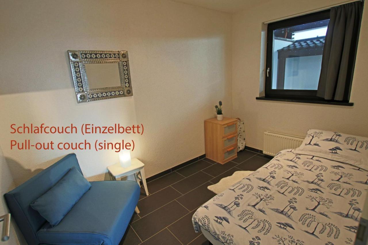 Hunsrueck Valley View Apartment With Cedar Sauna Bruschied Bagian luar foto