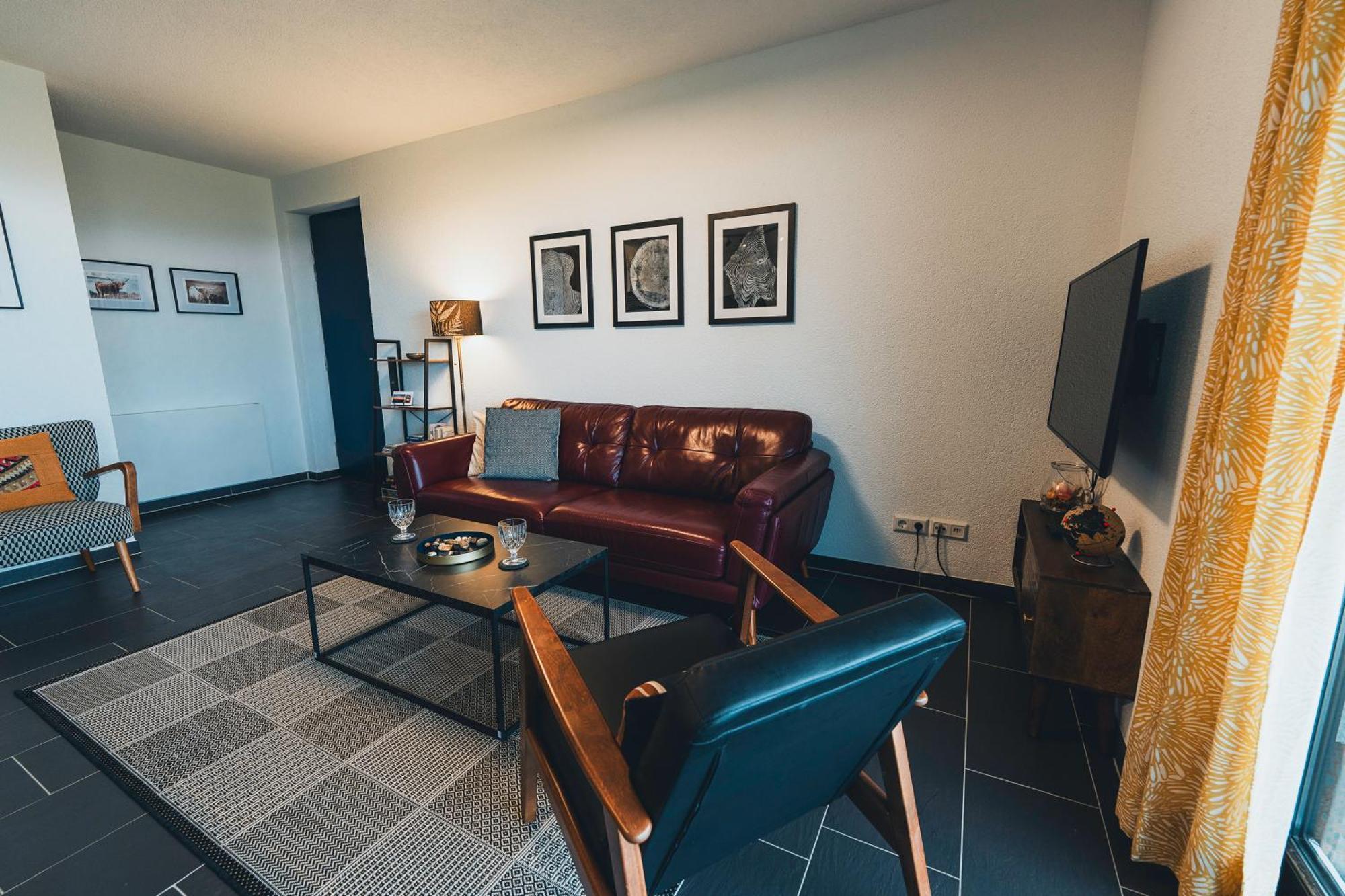 Hunsrueck Valley View Apartment With Cedar Sauna Bruschied Bagian luar foto